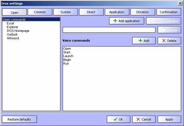 IVOS - Intelligent Voice Operating System Screenshot